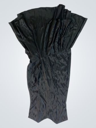 Day n Nite Schwarzes gerafftes Kleid