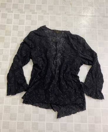 DONNA RICCO New York Black Lace Blouse