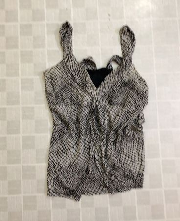 Black and White Patterned Top