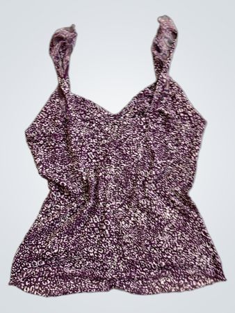 LIU JO Women's Purple Print Top