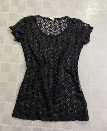 H2O Italia Black Lace Top