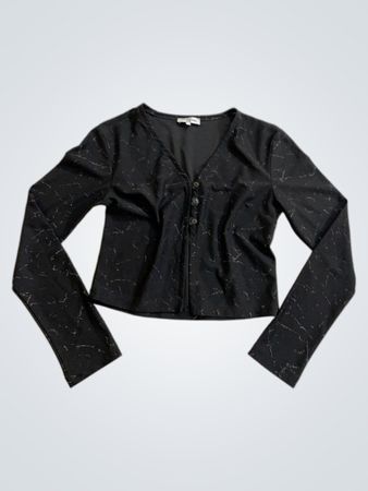 RAF Since 1958 Cardigan con stampa Black Marble