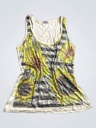 Cipo & Baxx Women's Sequin Tank Top