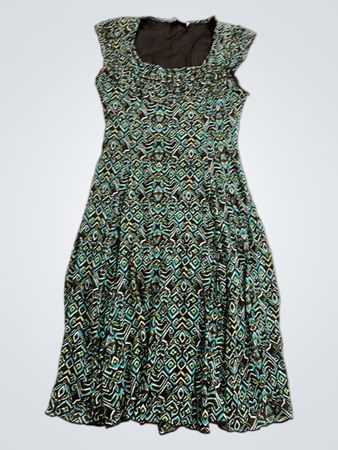 Affinités Women's bedrucktes Maxikleid