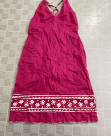 Vestito Pink di Women'secret con ricamo bianco