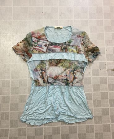 T-shirt Saint Charles avec imprimé carte