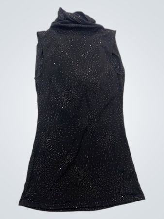 ORSAY Robe noire pailletée