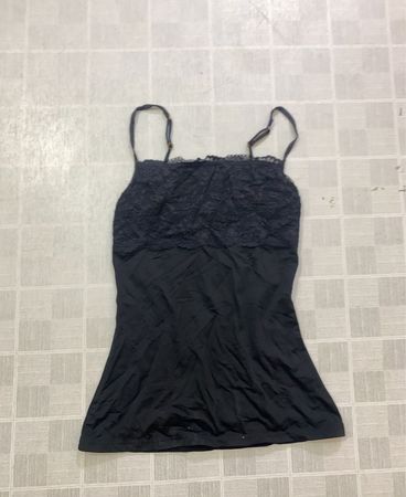 Black lace camisole