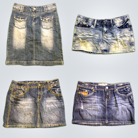 Denim Mini Skirt Unknowns