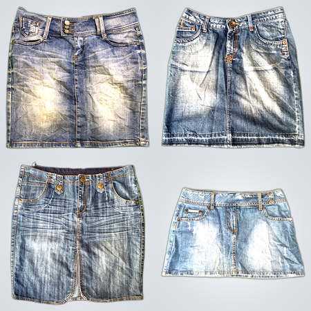 Denim Mini Skirts Bundle