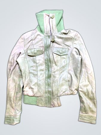 Juicy Couture Leather Varsity Jacket