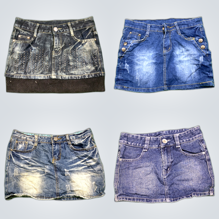 Y2K Denim Mini Skirt