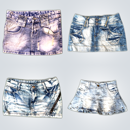 Denim Mini Skirts Bundle