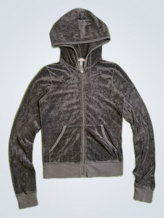 Juicy Couture Black Velour Hoodie