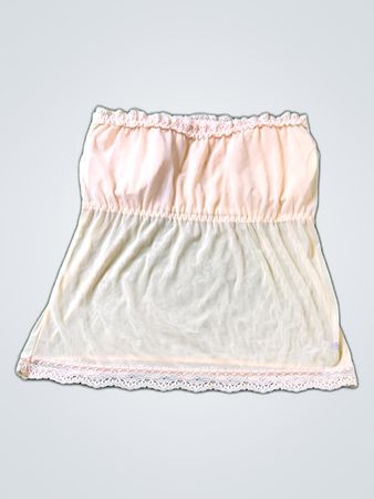 Lace Trim Strapless Camisole Top