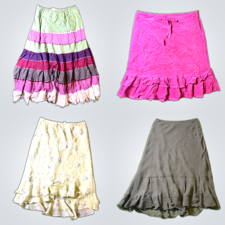 Ruffle Midi Skirts Bundle