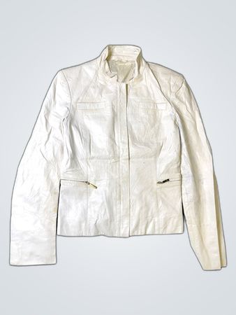 White Leather Jacket