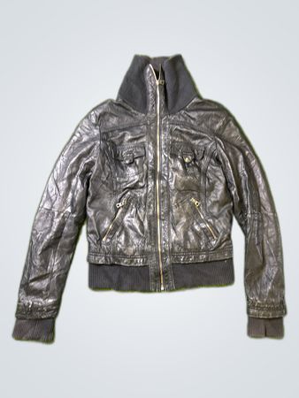 Bershka Black Leather Jacket