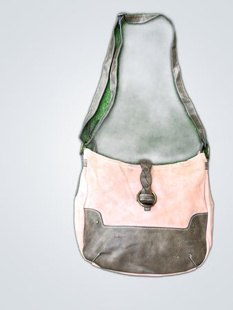 BOC Pink Suede Shoulder Bag