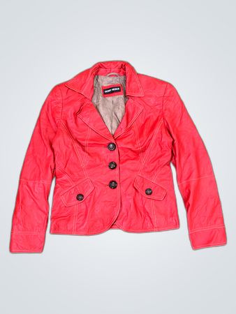 Gerry Weber Red Leather Blazer