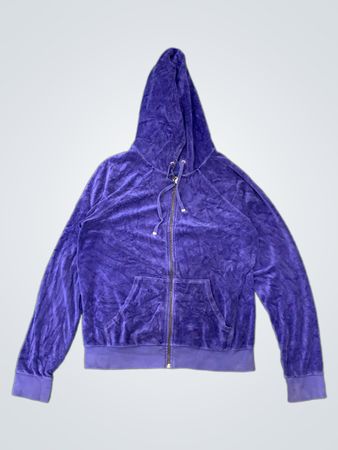 Juicy Couture Purple Velvet Hoodie