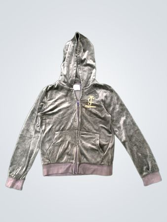 Juicy Couture Gray Velour Hoodie