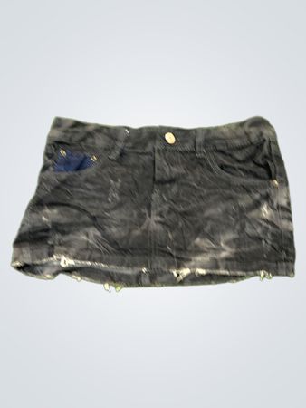 Black Denim Skirt