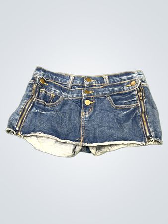 Blue Denim Shorts