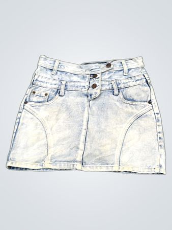 Light Blue Denim Skirt