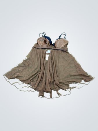 Rampage Brown Lace Babydoll