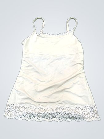 White Lace Trim Camisole