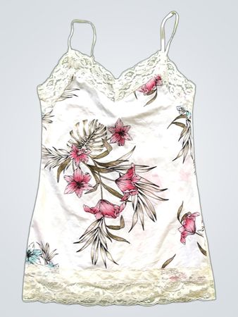 White House Black Market Floral Lace Cami Top