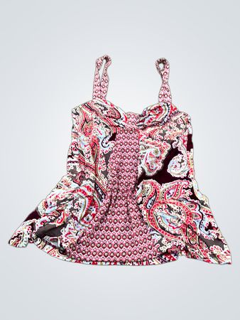 Paisley Pattern Tank Top
