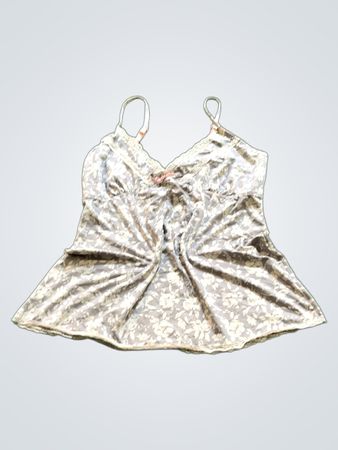 Marilyn Monroe Gray Floral Camisole