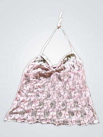 Pink Lace Camisole