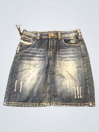 sexy girl jeans skirt