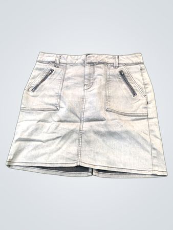 Tommy Hilfiger Grey Denim Mini Skirt