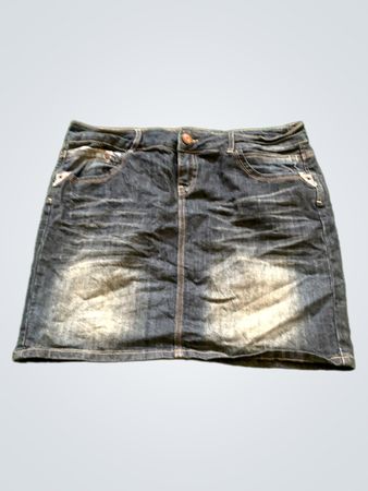 Baby Blue Jeans Skirt