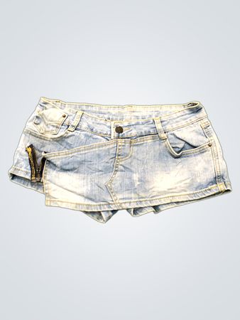 Light Blue Denim Shorts