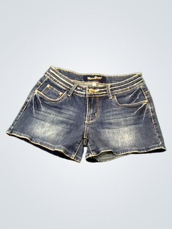 Miss Swan Denim Shorts