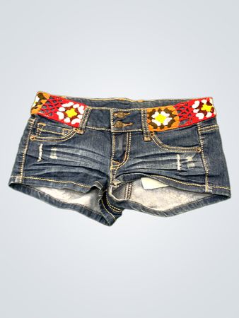 Dani&Co. Embellished Denim Shorts