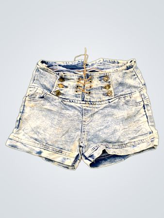 Light Blue Denim Shorts