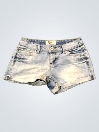 So Distressed Denim Shorts