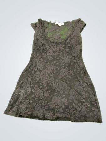 Victoria's Secret Black Floral Lace Top