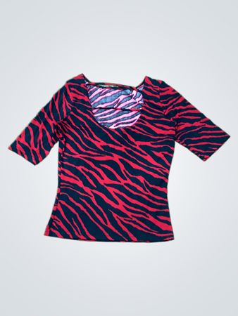 Zebra Print Top