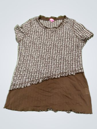 Phildar Brown and White Dress