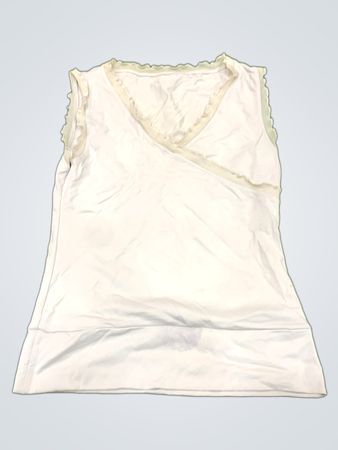 White Sleeveless Top