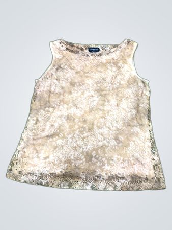 GEORGE Small 4/6 Sleeveless Lace Top