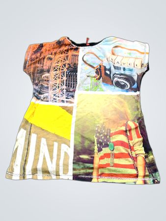 Multicolored Sleeveless Top