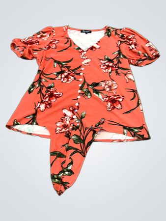 Lily Morgan Floral Wrap Mini Dress